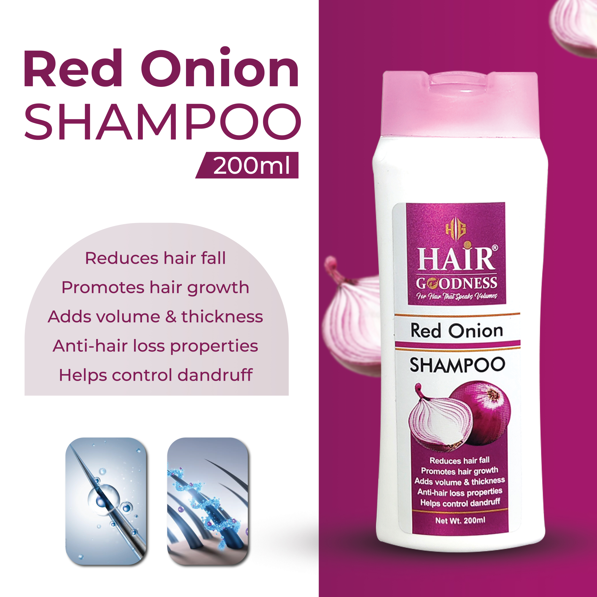 Hair Goodness Red Onion Shampoo